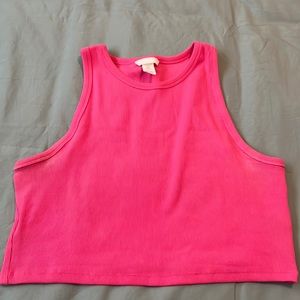 Pink crop top